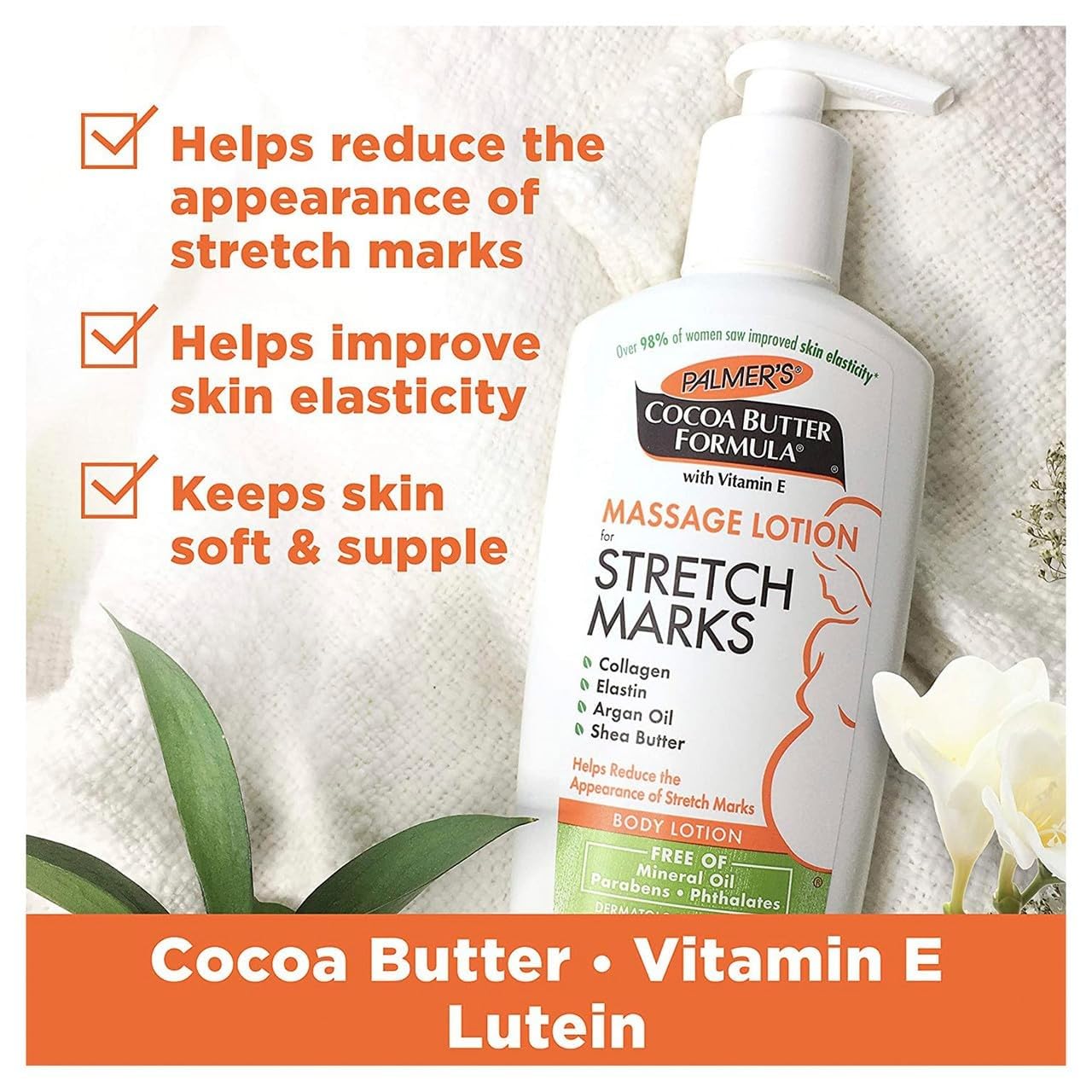 Palmer's Cocoa Butter Formula, Massage Lotion for Stretch Marks 8.5 fl oz (250 ml)